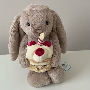 SOLD!!!!Jellycat Rare Birthday Bunny New with Tags